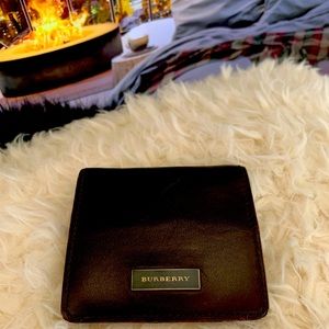 ✨Burberry Vintage Small Leather Coin Case With Business Card Holder. For M/F